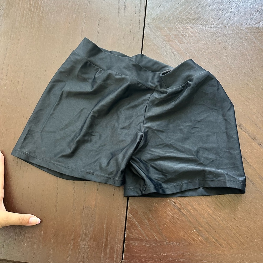 Sleek Black Women's Athletic Shorts